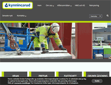 Tablet Screenshot of kynningsrud.se